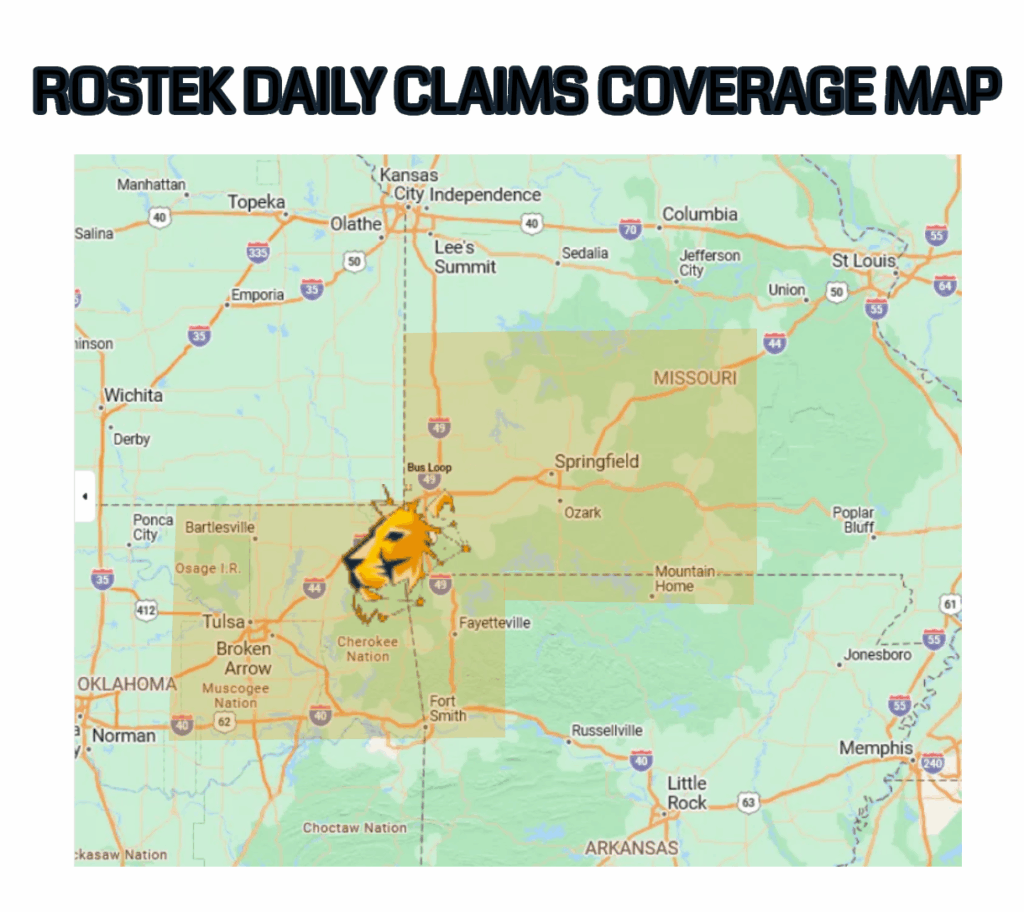 Rostek Daily Claims Map
